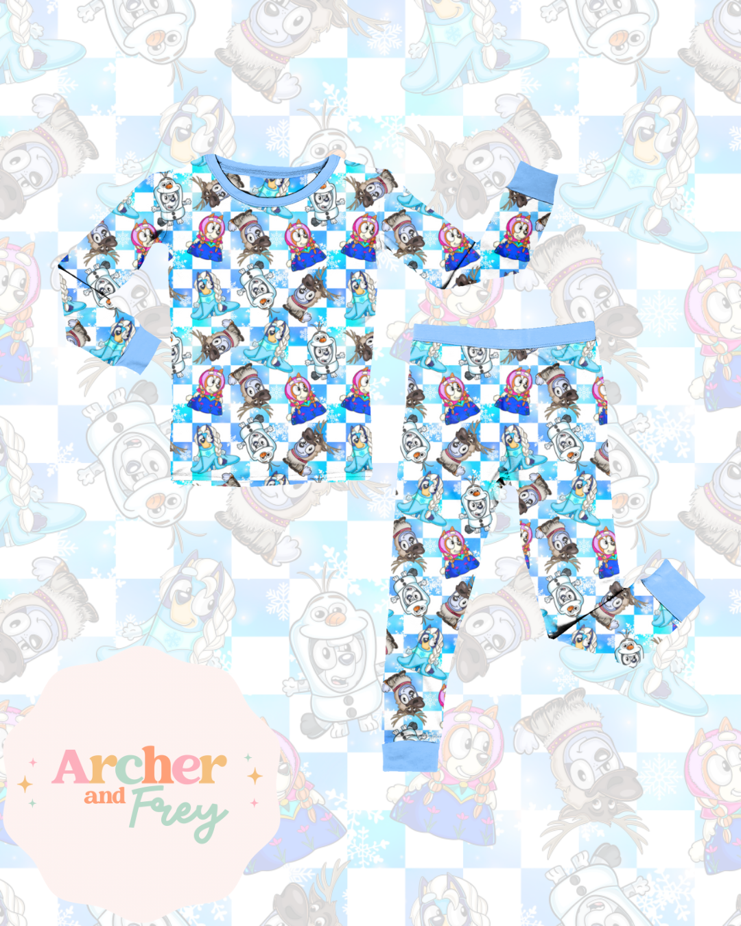 Ice Pups Bamboo Pjs
