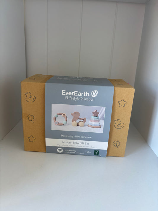 Wooden Baby Gift Set