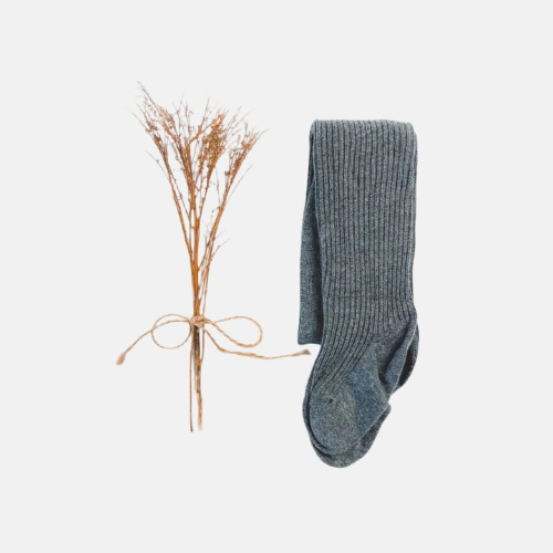 Cotton Tights - Charcoal