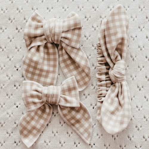 Gingham Bows