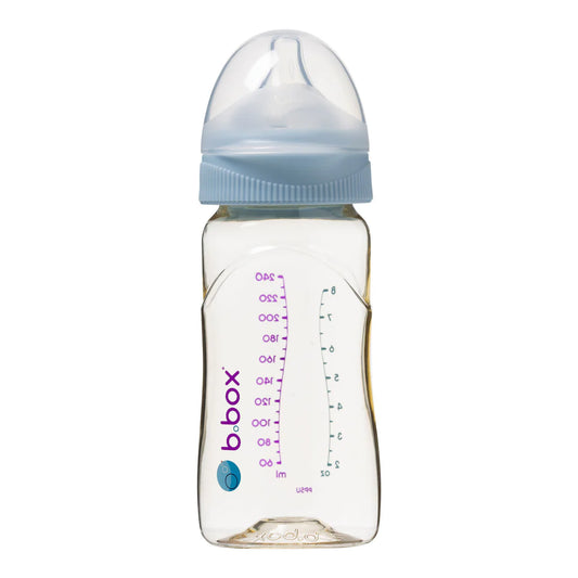 PPSU baby bottle - 240mL lullaby blue