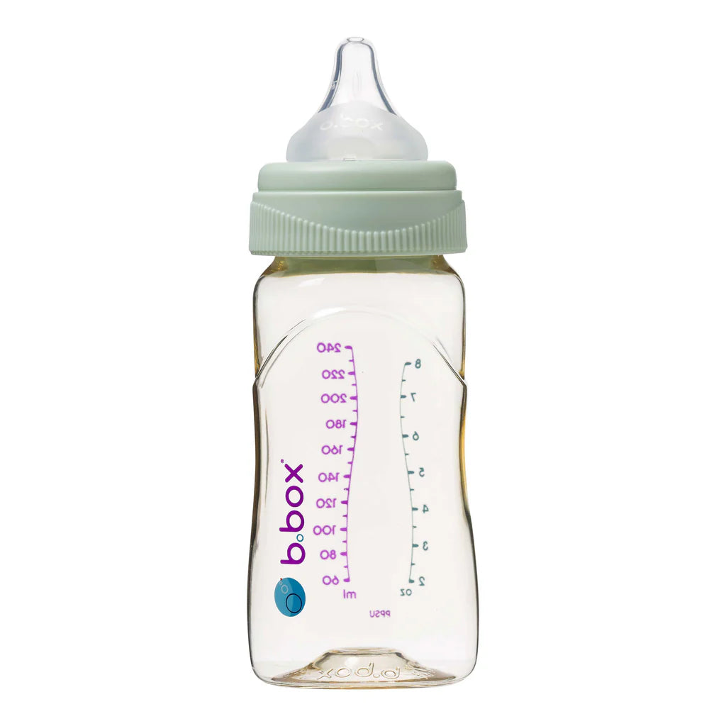 PPSU baby bottle - 240mL sage