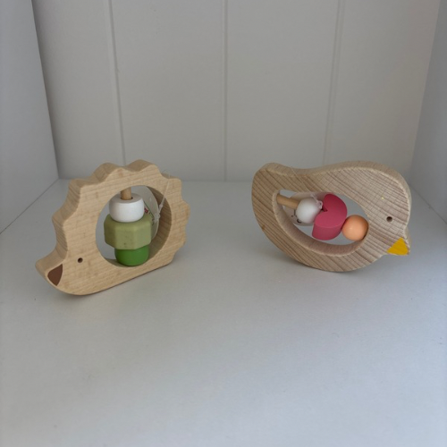 Wooden Baby Rattle
