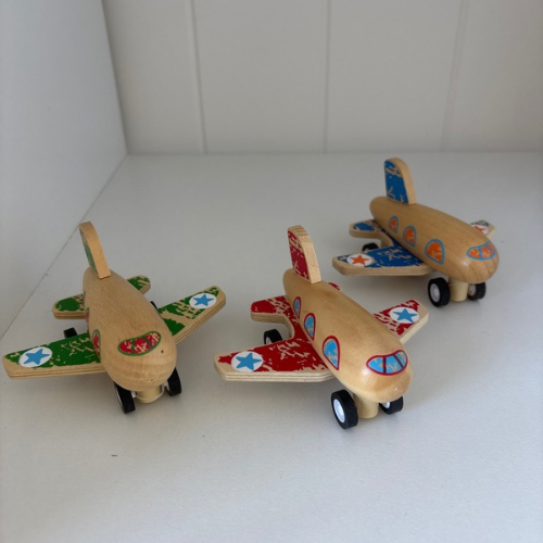 Wooden Pull Back Plane