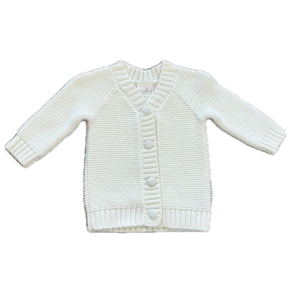Organic Cardigan Andy Cream