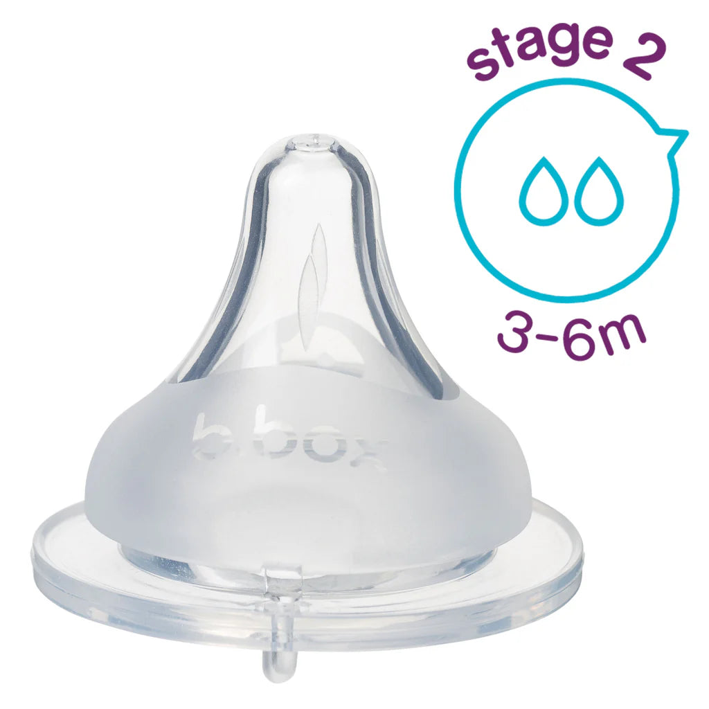 2 pack baby bottle anti-colic teat