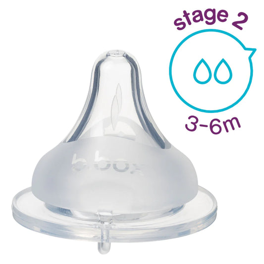 2 pack baby bottle anti-colic teat