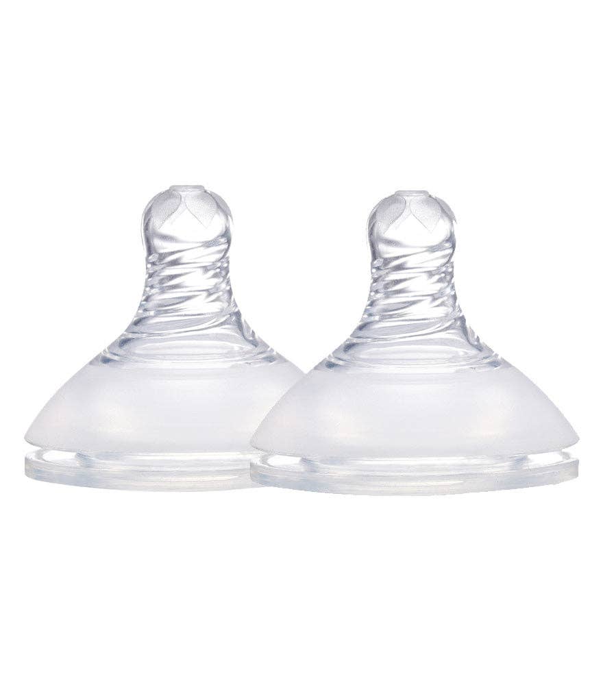 Anti Colic Teat Twin Pack - 4 Flow Rates: Fast Flow 6+ months