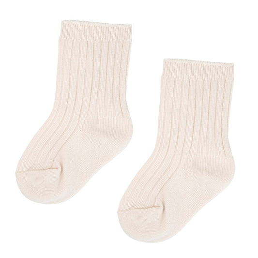 Rib Crew Socks - Multiple Colours